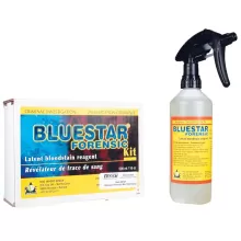 Photo of a Bluestar Forensic Blood Reagent kit.