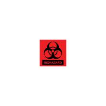 250 - 1" x 1" Biohazard Labels
