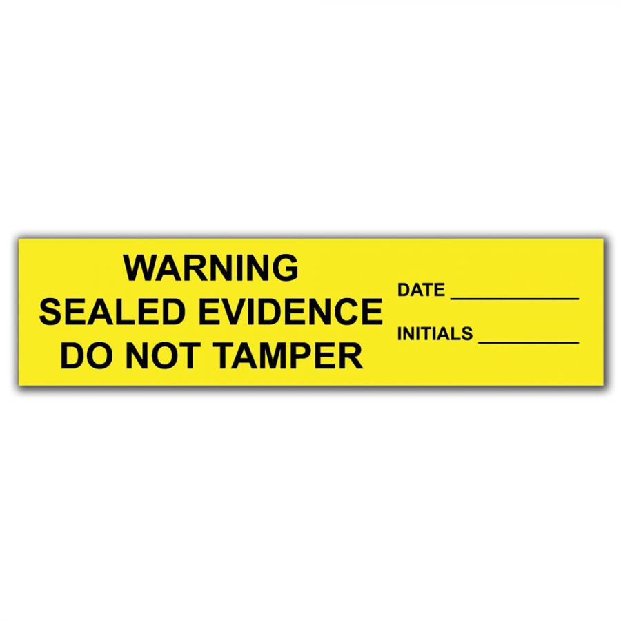 SEALED EVIDENCE Labels, Evidence Identification Labels